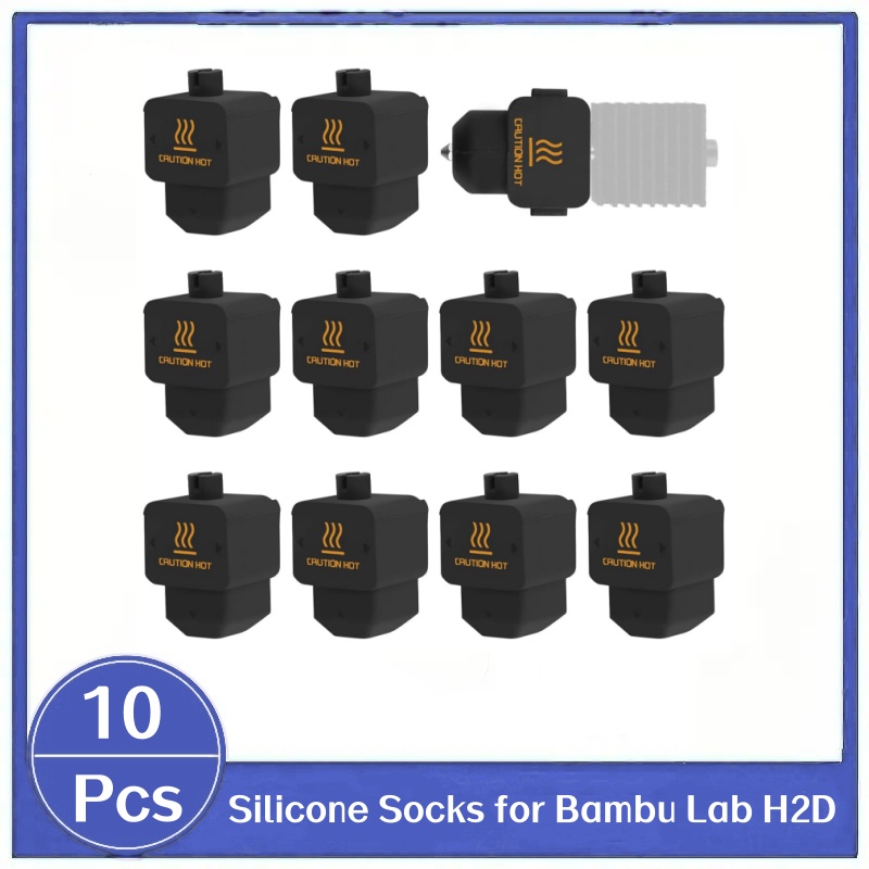 3D Printing Bambu Lab - 10 шт. силиконовых накладок H2D для