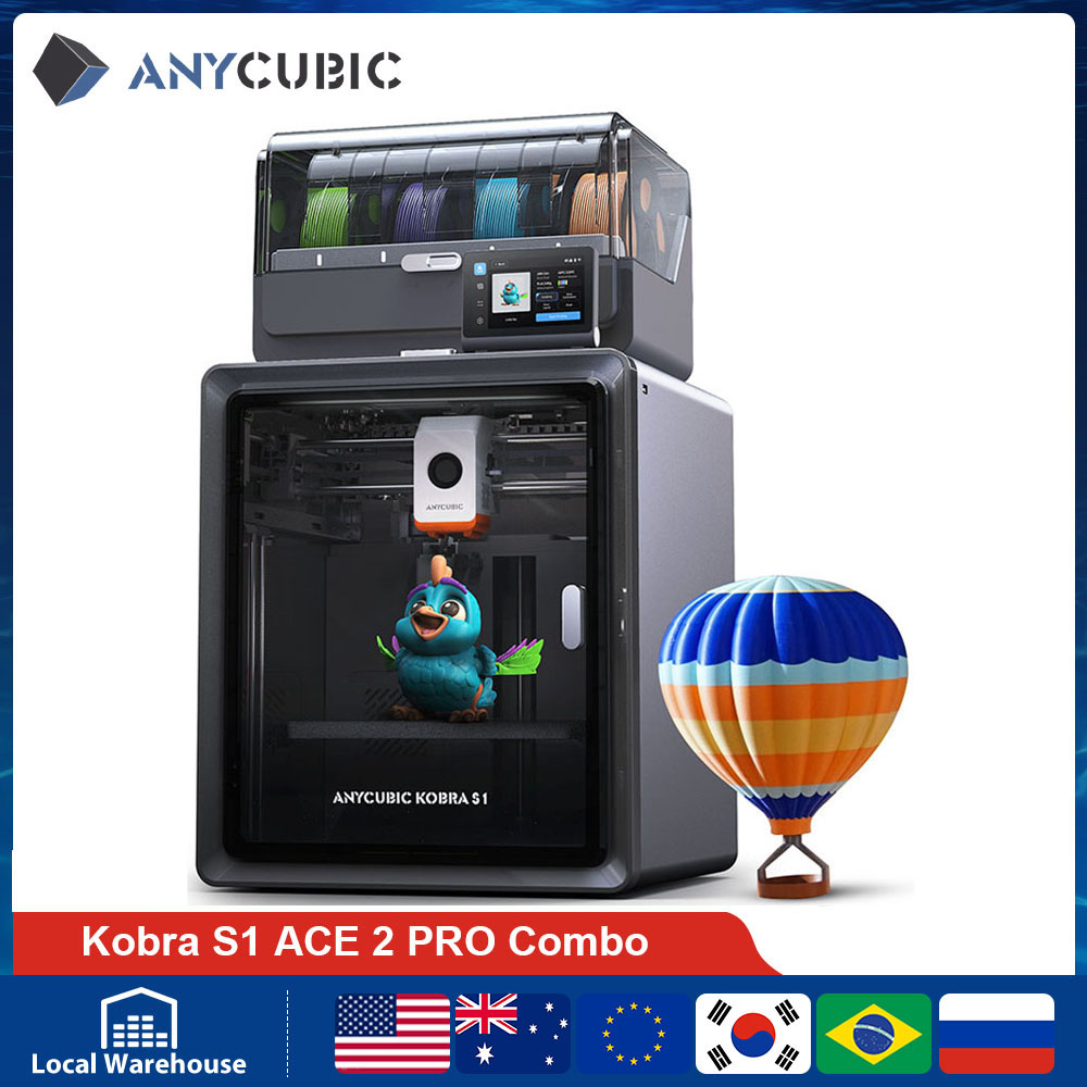 3D Printing Online Service - Anycubic Kobra S1 Combo Многоцветный 3D-принтер